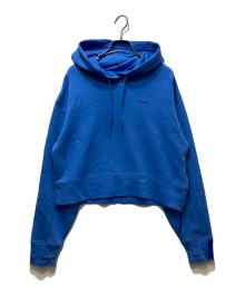 LACOSTE（ラコステ）の古着「ワイド＆クロップドフードスウェット SF0281」｜ブルー