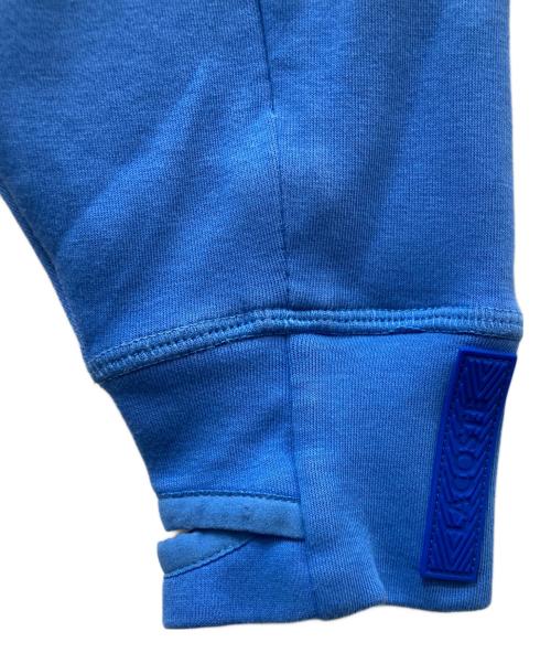 LACOSTE（ラコステ）LACOSTE (ラコステ) ワイド＆クロップドフードスウェット SF0281 ブルー サイズ:34の古着・服飾アイテム