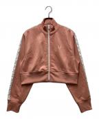 FRED PERRYフレッドペリー）の古着「Cropped Taped Track Jacket（クロップドテープド トラックジャケット）J4133/Z25」｜ピンク