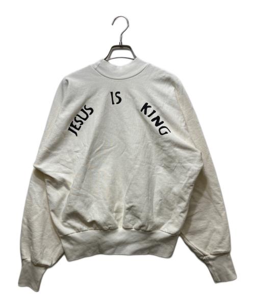 YEEZY（イージー）YEEZY (イージー) JESUS IS KING SWEATSHIRT/イエスイズキングスウェットシャツ アイボリー サイズ:無しの古着・服飾アイテム