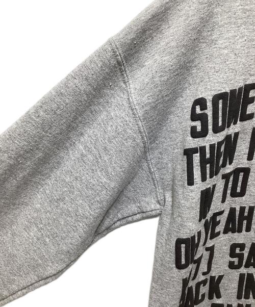 cactus jack（カクタス・ジャック）CACTUS JACK (カクタス・ジャック) CPFM (カクタスプラント フリーマーケット) 4 CJ Script Crewneck Sweatshirt（スクリプト クルーネックスウェットシャツ） グレー サイズ:Sの古着・服飾アイテム