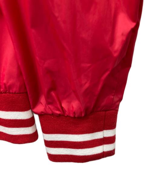 CDG（シーディージー）CDG (シーディージー) ナイロンバーシティジャケット レッド サイズ:Sの古着・服飾アイテム
