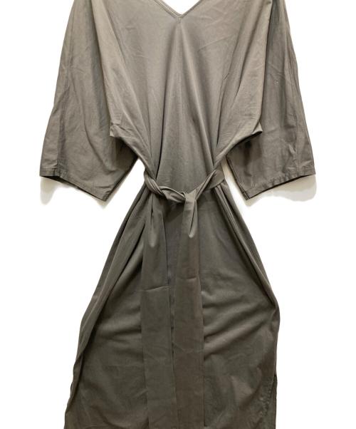 Whim Gazette（ウィムガゼット）Whim Gazette (ウィムガゼット) コットンロングワンピース オリーブ サイズ:Fの古着・服飾アイテム