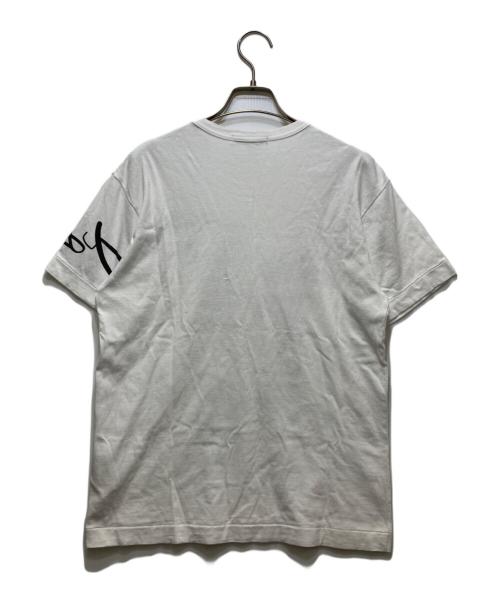 COMME des GARCONS（コムデギャルソン）COMME des GARCONS (コムデギャルソン) 縦書きロゴ Tシャツ ホワイト サイズ:Mの古着・服飾アイテム