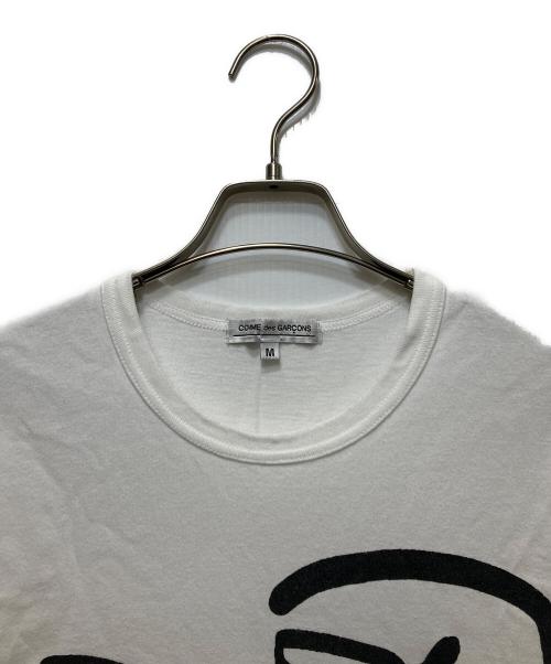 COMME des GARCONS（コムデギャルソン）COMME des GARCONS (コムデギャルソン) 縦書きロゴ Tシャツ ホワイト サイズ:Mの古着・服飾アイテム