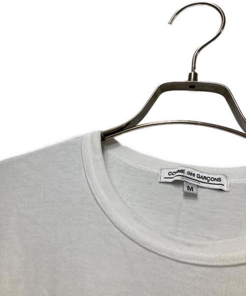COMME des GARCONS（コムデギャルソン）COMME des GARCONS (コムデギャルソン) 縦書きロゴ Tシャツ ホワイト サイズ:Mの古着・服飾アイテム