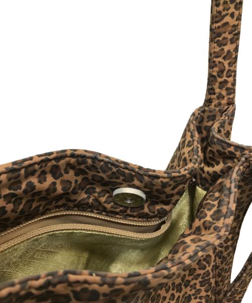BOTTEGA VENETA（ボッテガベネタ）BOTTEGA VENETA (ボッテガベネタ) レオパードトートバッグ ブラウンの古着・服飾アイテム
