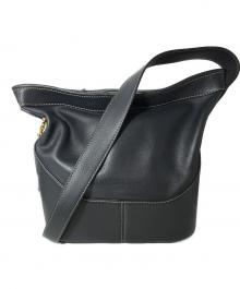 LOEWE（ロエベ）の古着「アントンショルダーバッグ」｜ネイビー