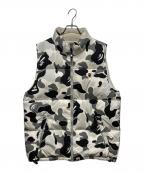 A BATHING APEアベイシングエイプ）の古着「ABC CAMO REVERSIBLE DOWN VEST　23AW 」｜グレー