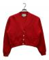 GUCCI（グッチ）の古着「Short Wool Cardigan / ショートウールカーディガン  23AW」｜レッド