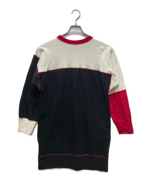 Vivienne Westwood RED LABEL（ヴィヴィアンウエストウッドレッドレーベル）Vivienne Westwood RED LABEL (ヴィヴィアンウエストウッドレッドレーベル) ニットワンピース レッド×ブラック サイズ:00の古着・服飾アイテム