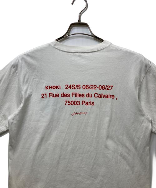 KHOKI（コッキ）KHOKI (コッキ) Where is the exhibition T-shirt ホワイト サイズ:３の古着・服飾アイテム