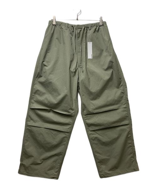 Diaspora Skateboards（ディアスポラスケートボードズ）Diaspora skateboards (ディアスポラスケートボードズ) 25AW Mil Wide Pants（ミルワイドパンツ）DSP-25AW-PT03 グリーン サイズ:Lの古着・服飾アイテム