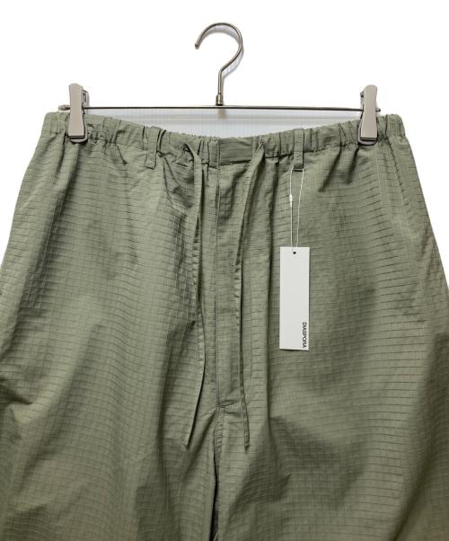 Diaspora Skateboards（ディアスポラスケートボードズ）Diaspora skateboards (ディアスポラスケートボードズ) 25AW Mil Wide Pants（ミルワイドパンツ）DSP-25AW-PT03 グリーン サイズ:Lの古着・服飾アイテム