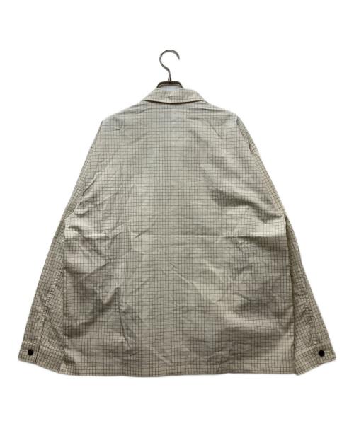 Diaspora Skateboards（ディアスポラスケートボードズ）Diaspora skateboards (ディアスポラスケートボードズ) 25AW Mil Graphpaper Shirt（ミルグラフペーパーシャツ）DSP-25AW-SH01 ホワイト サイズ:Lの古着・服飾アイテム
