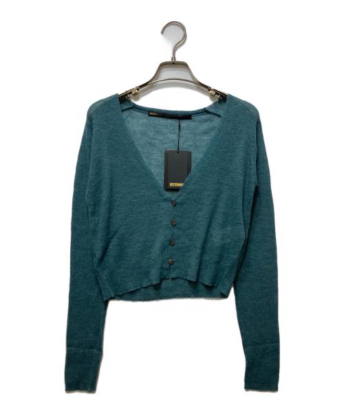 muller of yoshiokubo（ミュラーオブヨシオクボ）muller of yoshiokubo (ミュラーオブヨシオクボ) Rib Bra & cardigan グリーン サイズ:36の古着・服飾アイテム