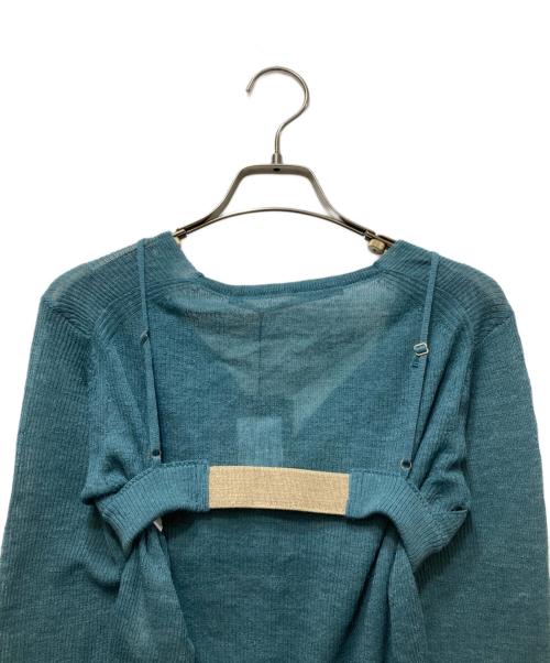 muller of yoshiokubo（ミュラーオブヨシオクボ）muller of yoshiokubo (ミュラーオブヨシオクボ) Rib Bra & cardigan グリーン サイズ:36の古着・服飾アイテム