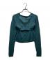 muller of yoshiokubo（ミュラーオブヨシオクボ）の古着「Rib Bra & cardigan」｜グリーン
