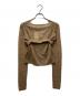 muller of yoshiokubo (ミュラーオブヨシオクボ) Rib Bra & cardigan ブラウン サイズ:36：8000円