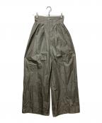 PRANK PROJECTプランクプロジェクト）の古着「Micro Taffeta Super Voluminous Pants（マイクロタフタ スーパーボリュ―ミナスパンツ）31231465108」｜グレー