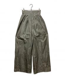 PRANK PROJECT（プランクプロジェクト）の古着「Micro Taffeta Super Voluminous Pants（マイクロタフタ スーパーボリュ―ミナスパンツ）31231465108」｜グレー