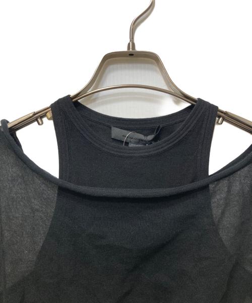 ALEXANDER WANG（アレキサンダー・ワン）ALEXANDER WANG (アレキサンダー・ワン) レイヤードブラウス ブラック サイズ:XSの古着・服飾アイテム