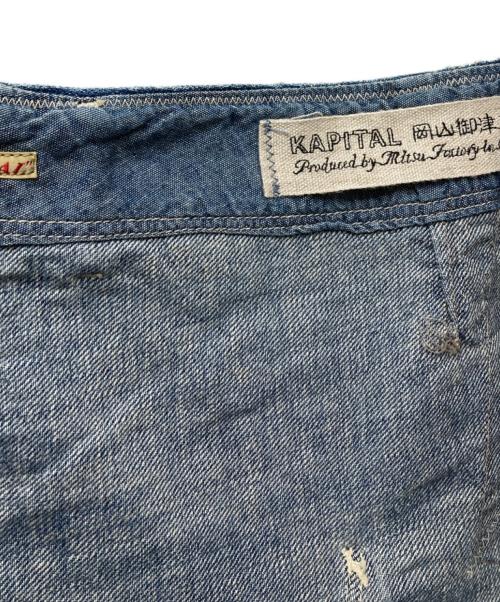 KAPITAL（キャピタル）KAPITAL (キャピタル) パッチワークデニムハーフパンツ　岡山御津工場産 インディゴ サイズ:4の古着・服飾アイテム