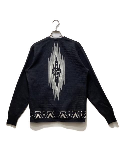 WESTRIDE CYCLE TOGS（ウエストライド サイクルトグズ）WESTRIDE CYCLE TOGS (ウエストライド サイクルトグズ) ネイティブコットンカーディガン　81-255-26-2415 ブラック サイズ:36の古着・服飾アイテム