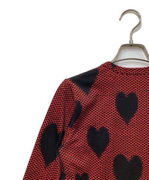 COMME des GARCONS（コムデギャルソン）COMME des GARCONS (コムデギャルソン) ハートドット カットソー AD2008　GB-T009 レッド サイズ:SSの古着・服飾アイテム