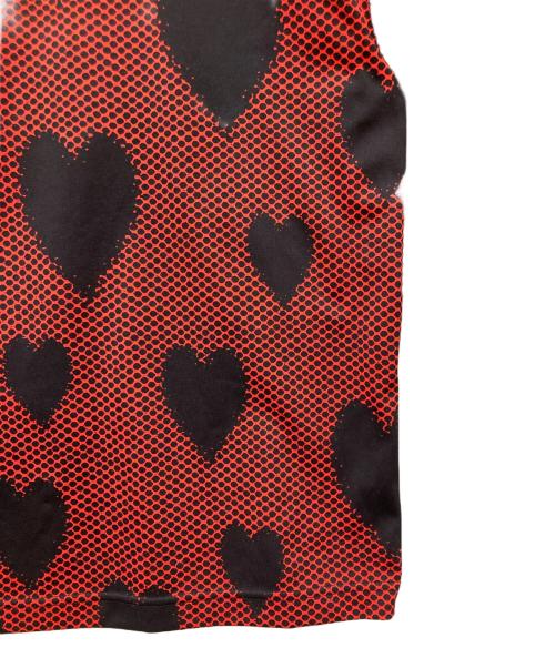 COMME des GARCONS（コムデギャルソン）COMME des GARCONS (コムデギャルソン) ハートドット カットソー AD2008　GB-T009 レッド サイズ:SSの古着・服飾アイテム