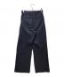 MAISON KITSUNE (メゾンキツネ) Double Pleats Striped Pants（ダブルプリーツストライプパンツ) ネイビー サイズ:34：15000円
