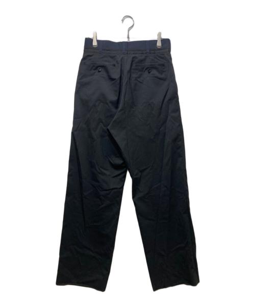 sacai（サカイ）sacai (サカイ) ベルテッドツータックパンツ/Suiting Pants ブラック サイズ:1の古着・服飾アイテム