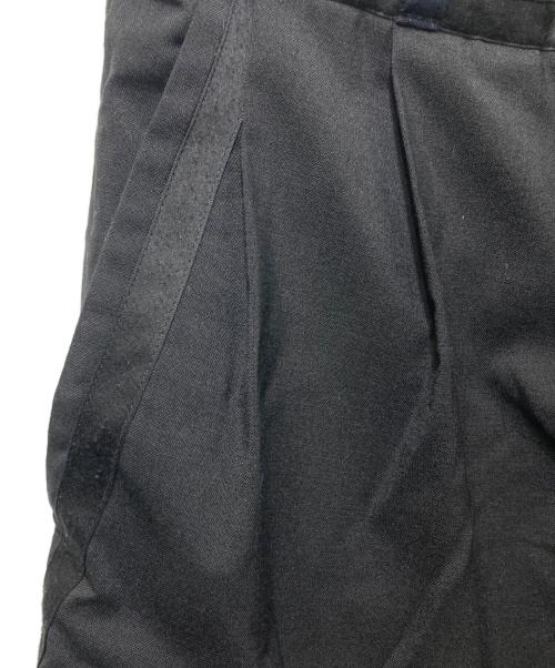 sacai（サカイ）sacai (サカイ) ベルテッドツータックパンツ/Suiting Pants ブラック サイズ:1の古着・服飾アイテム