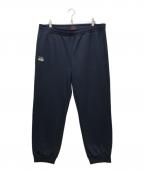 EVISUエヴィス）の古着「Poster Daicock Print Fashion Fit Sweatpants/ポスターダイコックプリントファッションフィットスウェットパンツ」｜ネイビー
