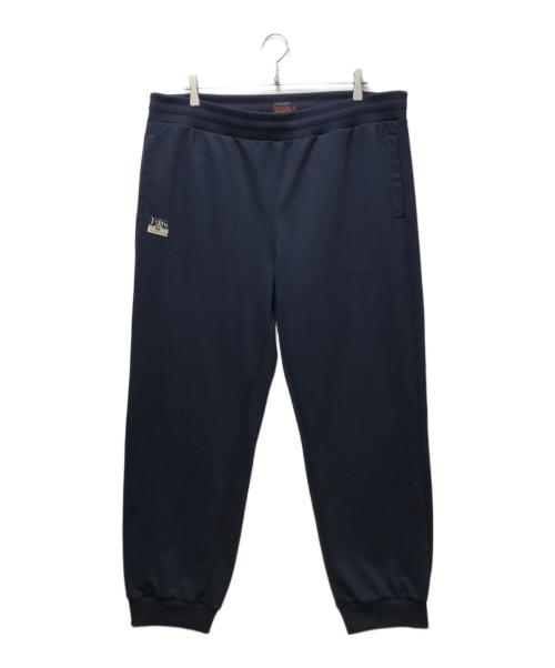 EVISU（エヴィス）EVISU (エヴィス) Poster Daicock Print Fashion Fit Sweatpants/ポスターダイコックプリントファッションフィットスウェットパンツ ネイビー サイズ:XLの古着・服飾アイテム