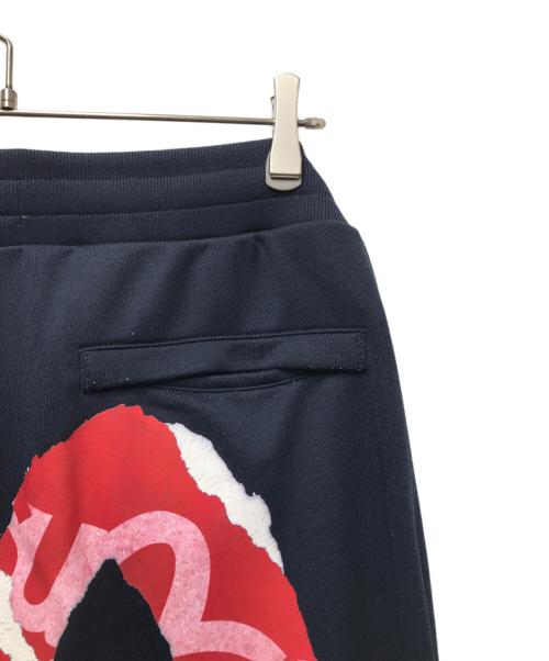 EVISU（エヴィス）EVISU (エヴィス) Poster Daicock Print Fashion Fit Sweatpants/ポスターダイコックプリントファッションフィットスウェットパンツ ネイビー サイズ:XLの古着・服飾アイテム