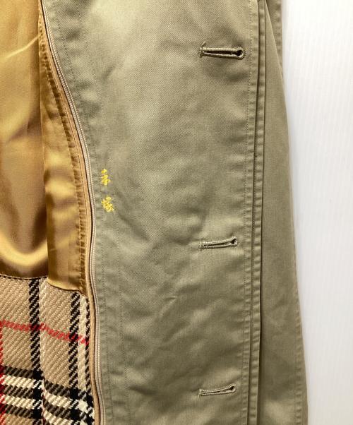 Burberry's（バーバリーズ）Burberry's (バーバリーズ) ノバチェックライナー付き ステンカラーコート / バルマカーンコート ベージュ サイズ:表記無の古着・服飾アイテム