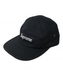 SUPREME（シュプリーム）の古着「Box Logo Wached Twill Camp Cap/ボックスロゴウォッチドツイルカモキャップ」｜ブラック