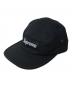 Supreme（シュプリーム）の古着「Box Logo Wached Twill Camp Cap/ボックスロゴウォッチドツイルカモキャップ」｜ブラック