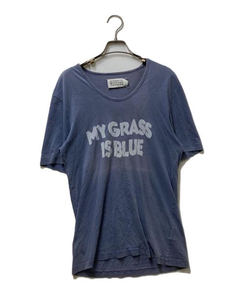 Maison Margiela（メゾンマルジェラ）Maison Margiela (メゾンマルジェラ) プリントTシャツ ネイビー サイズ:50の古着・服飾アイテム