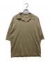 AURALEE（オーラリー）の古着「HIGH GAUGE TUSSAH SILK KNIT SKIPPER POLO」｜ブラウン