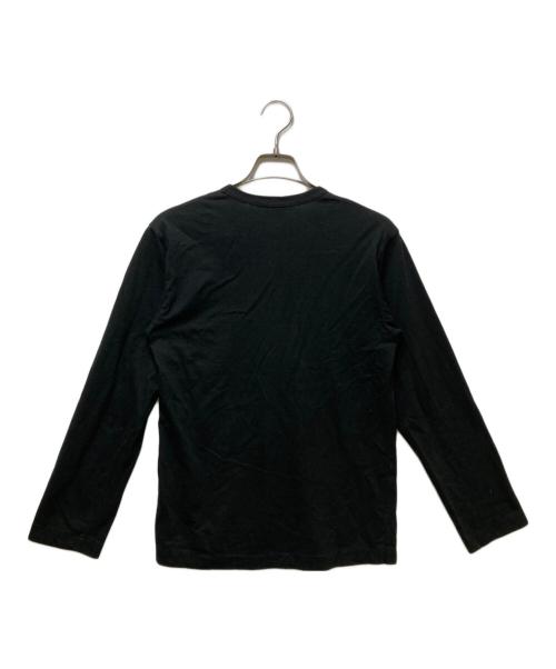 COMME des GARCONS COMME des GARCONS（コムデギャルソン コムデギャルソン）COMME des GARCONS COMME des GARCONS (コムデギャルソン コムデギャルソン) AD2022 コットンロングスリーブカットソー RZ-T0006 / 無地 長袖Tシャツ ブラック サイズ:Sの古着・服飾アイテム