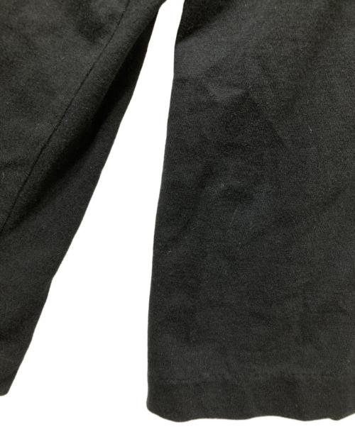 COMME des GARCONS COMME des GARCONS（コムデギャルソン コムデギャルソン）COMME des GARCONS COMME des GARCONS (コムデギャルソン コムデギャルソン) AD2022 コットンロングスリーブカットソー RZ-T0006 / 無地 長袖Tシャツ ブラック サイズ:Sの古着・服飾アイテム