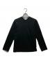 COMME des GARCONS COMME des GARCONS（コムデギャルソン コムデギャルソン）の古着「AD2022 コットンロングスリーブカットソー RZ-T0006 / 無地 長袖Tシャツ」｜ブラック
