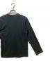 中古・古着 COMME des GARCONS COMME des GARCONS (コムデギャルソン コムデギャルソン) AD2022 コットンロングスリーブカットソー RZ-T0006 / 無地 長袖Tシャツ ブラック サイズ:S：8000円