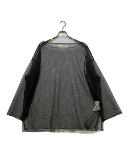 INSCRIRE（アンスクリア）INSCRIRE (アンスクリア) Tulle Blouse/チュールブラウス ブラック サイズ:なしの古着・服飾アイテム