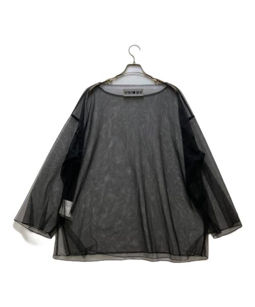 INSCRIRE（アンスクリア）INSCRIRE (アンスクリア) Tulle Blouse/チュールブラウス ブラック サイズ:なしの古着・服飾アイテム