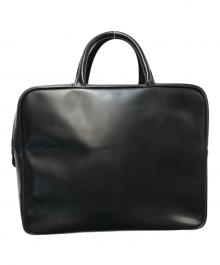 COMME des GARCONS（コムデギャルソン）の古着「スクエアレザーハンドバッグ KZ-K 216 / 青山限定 最初期モデル katsuyuki yoshida for COMME des GARCONS」｜ブラック