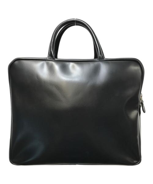 COMME des GARCONS（コムデギャルソン）COMME des GARCONS (コムデギャルソン) スクエアレザーハンドバッグ KZ-K 216 / 青山限定 最初期モデル katsuyuki yoshida for COMME des GARCONS ブラックの古着・服飾アイテム