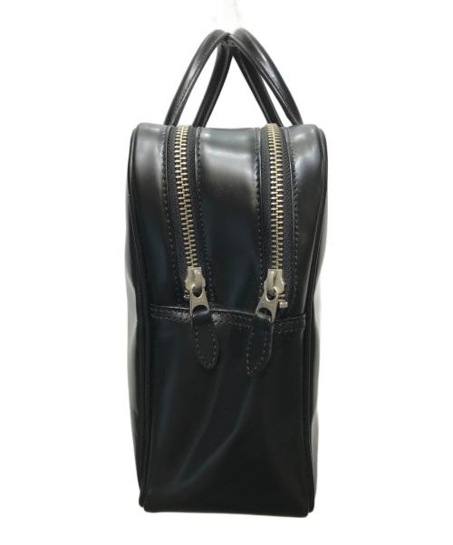 COMME des GARCONS（コムデギャルソン）COMME des GARCONS (コムデギャルソン) スクエアレザーハンドバッグ KZ-K 216 / 青山限定 最初期モデル katsuyuki yoshida for COMME des GARCONS ブラックの古着・服飾アイテム